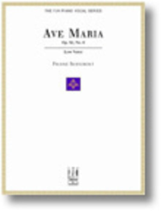 Ave Maria Op 52 No 6 Low Voice (Sheet Music)