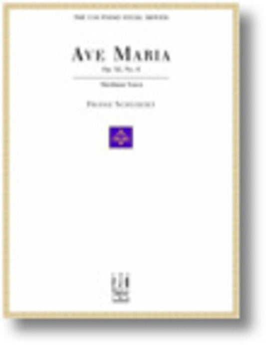 Ave Maria Op 52 No 6 Medium Voice (Sheet Music)
