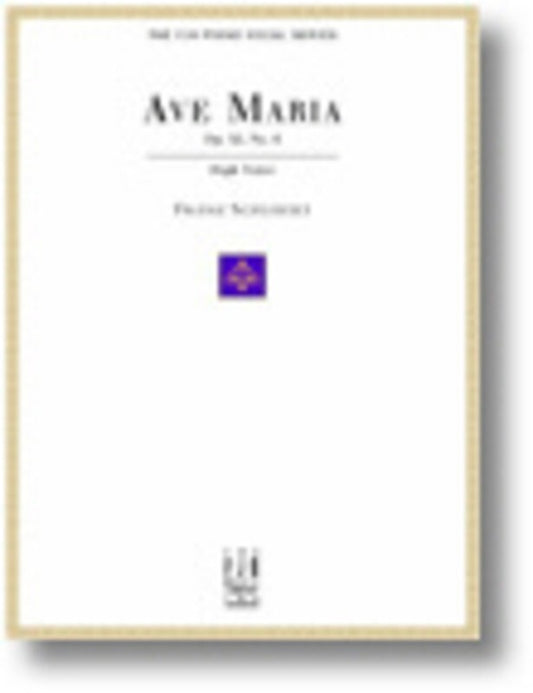 Ave Maria Op 52 No 6 High Voice (Sheet Music)