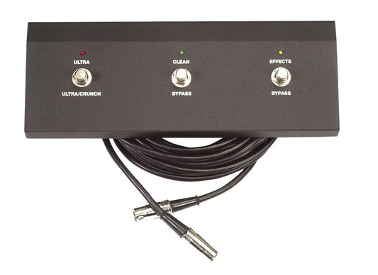 Peavey 3-Button Footswitch for JSX Head, JSX 212 Combo, 3120 Head, Triple XXX Series