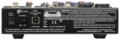 Peavey PV-6BT Compact 6-Channel Mixer with Bluetooth and Digital Effects — view 4