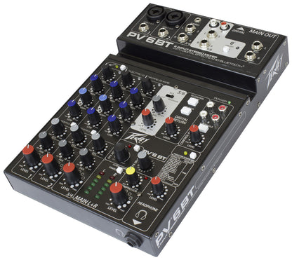 Peavey PV-6BT Compact 6-Channel Mixer with Bluetooth and Digital Effects — view 3