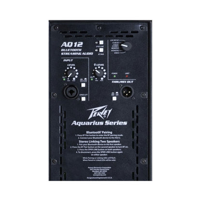 Peavey AQ12 Powered 1000W Bi-Amped 12" Loudspeaker with Bluetooth Streaming and DSP Processing — view 5