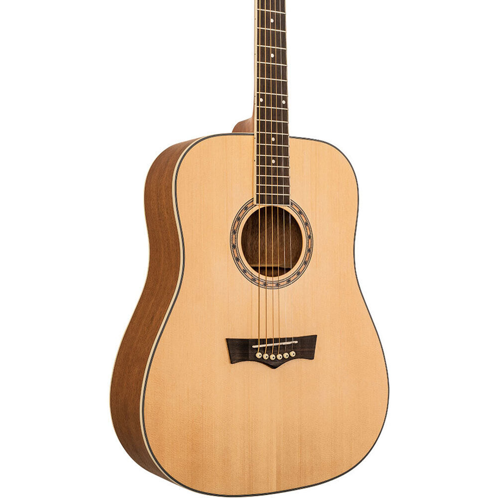 Peavey DW1 Delta Woods Series Dreadnought Acoustic Guitar with Spruce Top and Mahogany Back — view 5