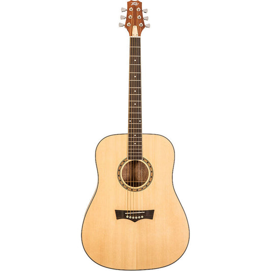 Peavey DW1 Delta Woods Series Dreadnought Acoustic Guitar with Spruce Top and Mahogany Back