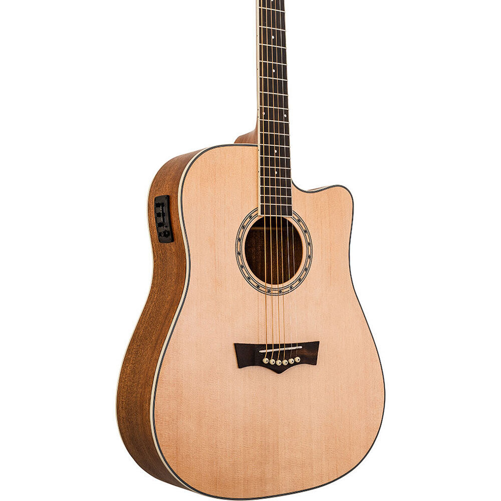 Peavey DW2 Delta Woods Series Dreadnought Acoustic Electric Guitar with Cutaway — view 5