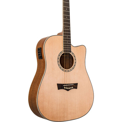 Peavey DW2 Delta Woods Series Dreadnought Acoustic Electric Guitar with Cutaway — view 5