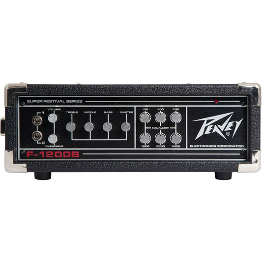 Peavey Super Festival Series F-1200B Bass Amp Head 1200-Watt with Discrete BJT Preamp and Six-Band EQ