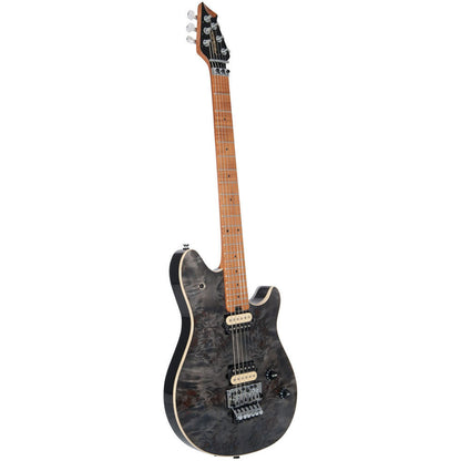 Peavey HP-2 Electric Guitar Poplar Burl Transparent Black Finish — view 5