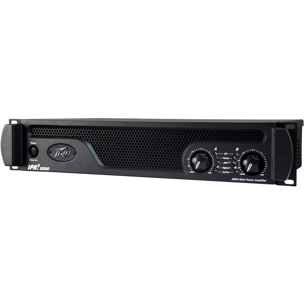 Peavey IPR2 2000 Lightweight Power Amplifier 350W/Channel @ 4 Ohms, Class D Topology, DDT Circuitry, Speakon Outputs, 8.16 lb — view 4