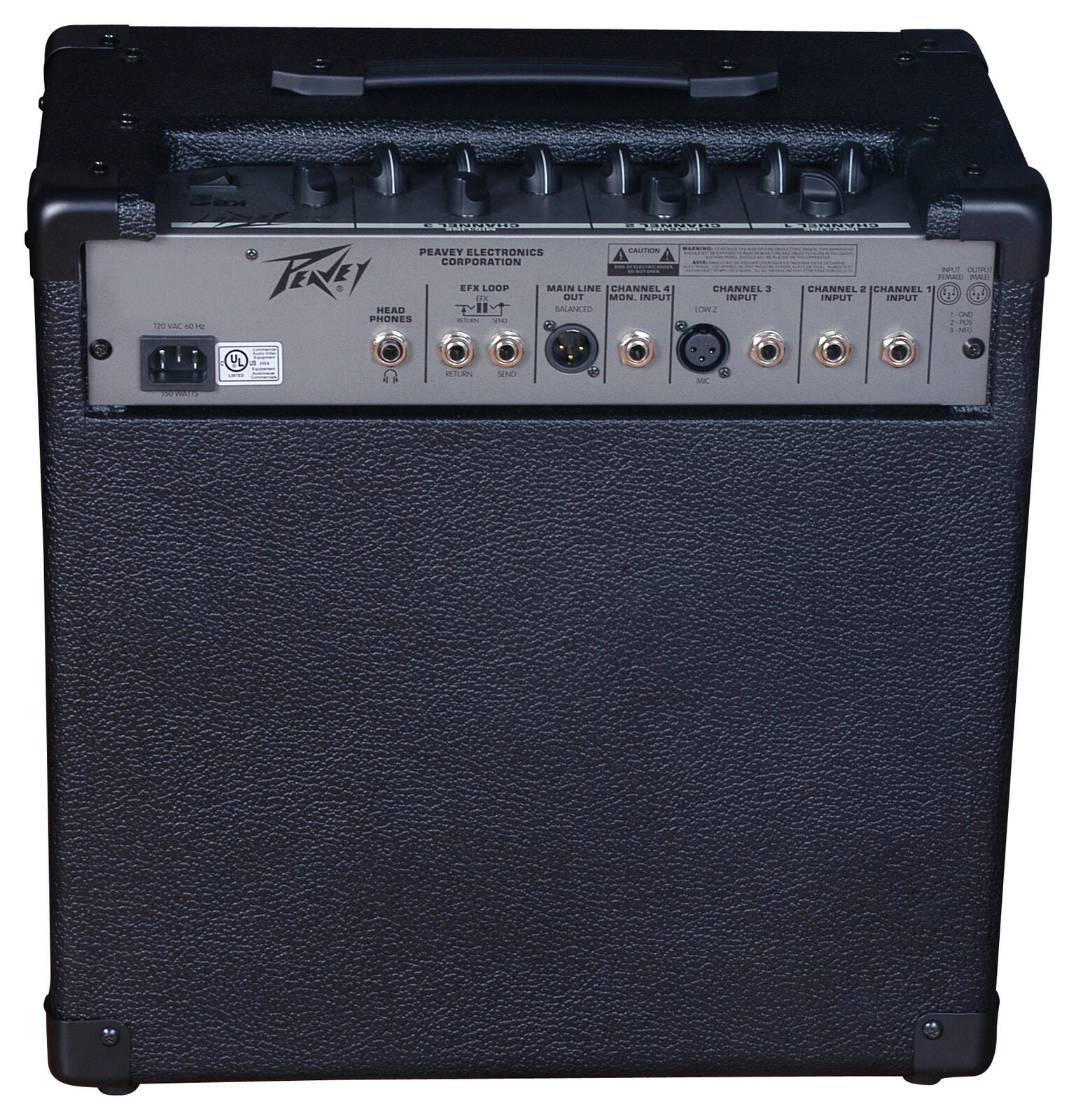 Peavey KB2 Keyboard Amplifier 40-Watt 1x10" with 4 Channels, XLR Input, EQ, FX Send/Return, and Headphone Out — view 4