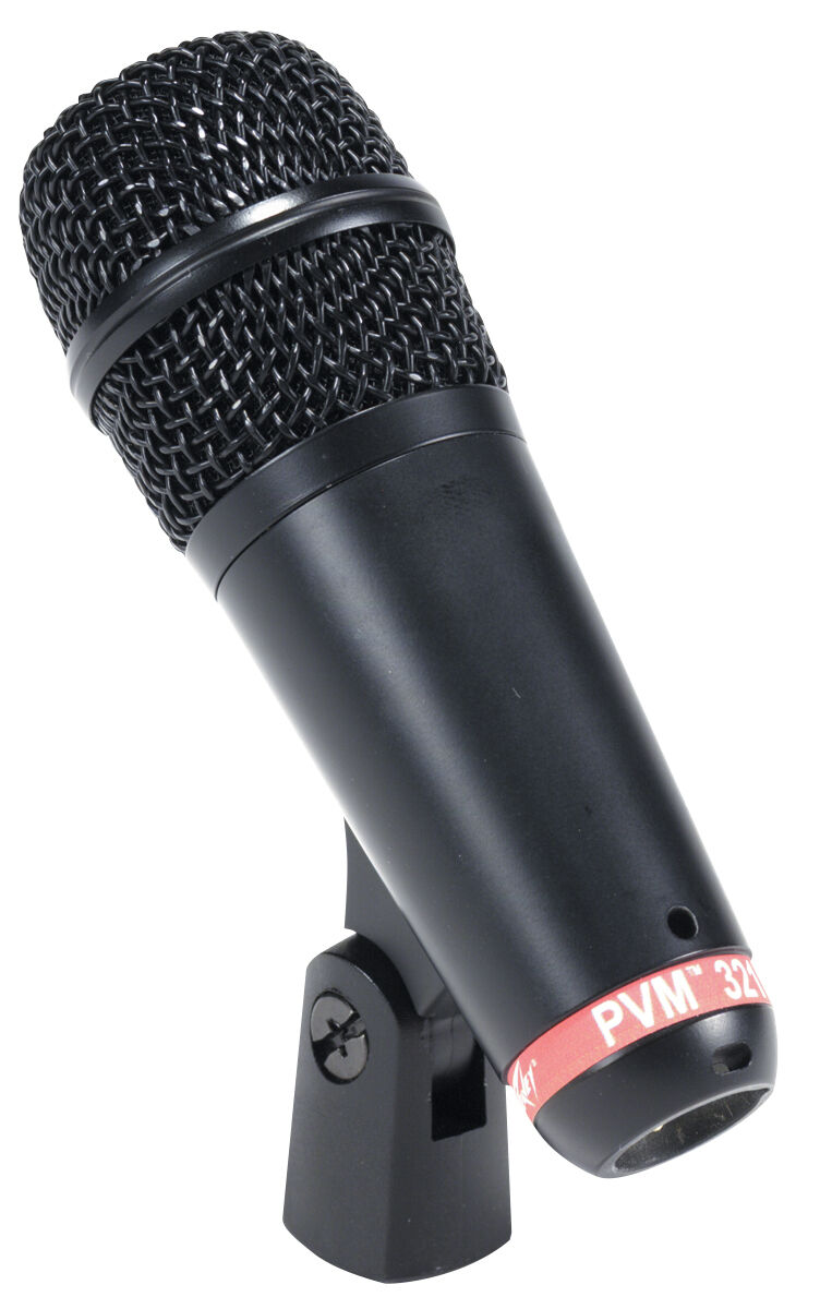 Peavey PVM321 Kick Drum Microphone with Cable, Mount and Carrying Case