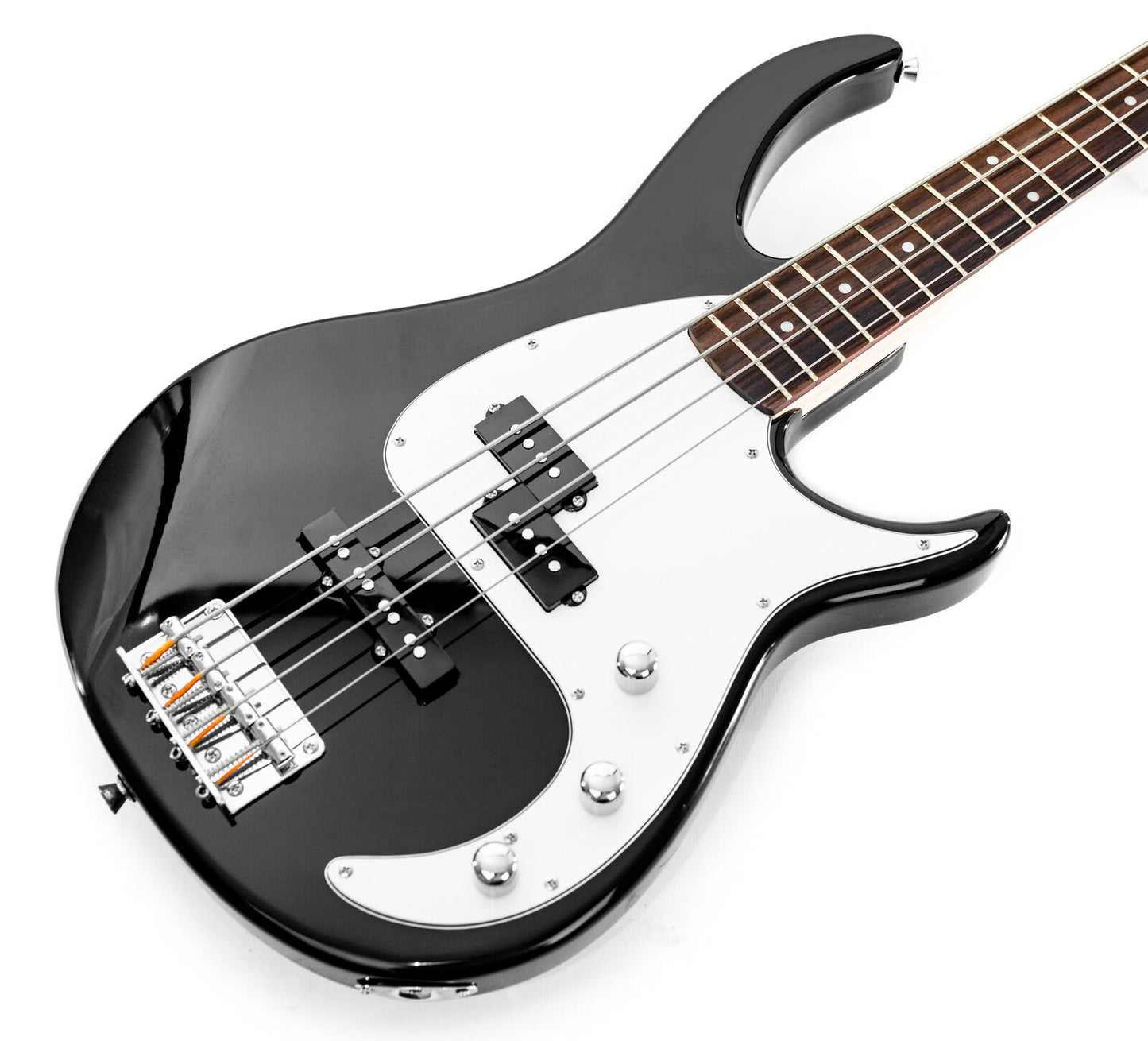 Peavey Milestone Series 4 String Electric Bass Guitar Black — view 3