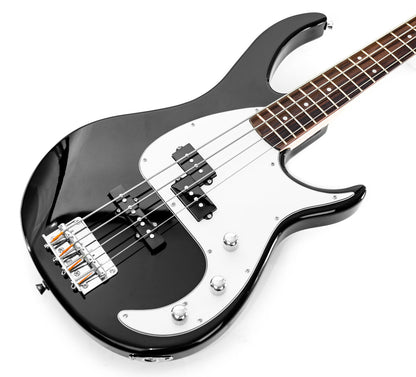 Peavey Milestone Series 4 String Electric Bass Guitar Black — view 3