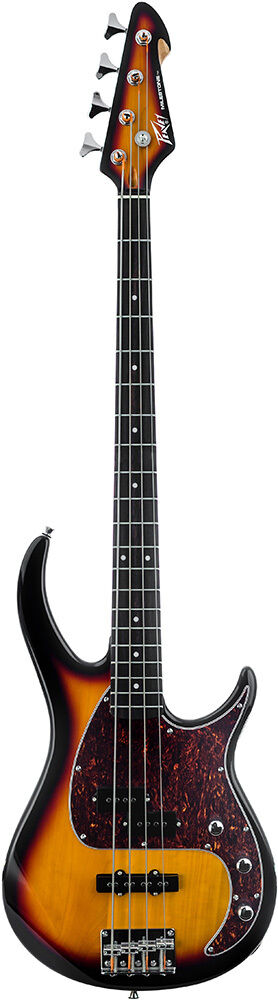 Peavey Milestone Series 4 String Electric Bass Guitar Vintage Burst