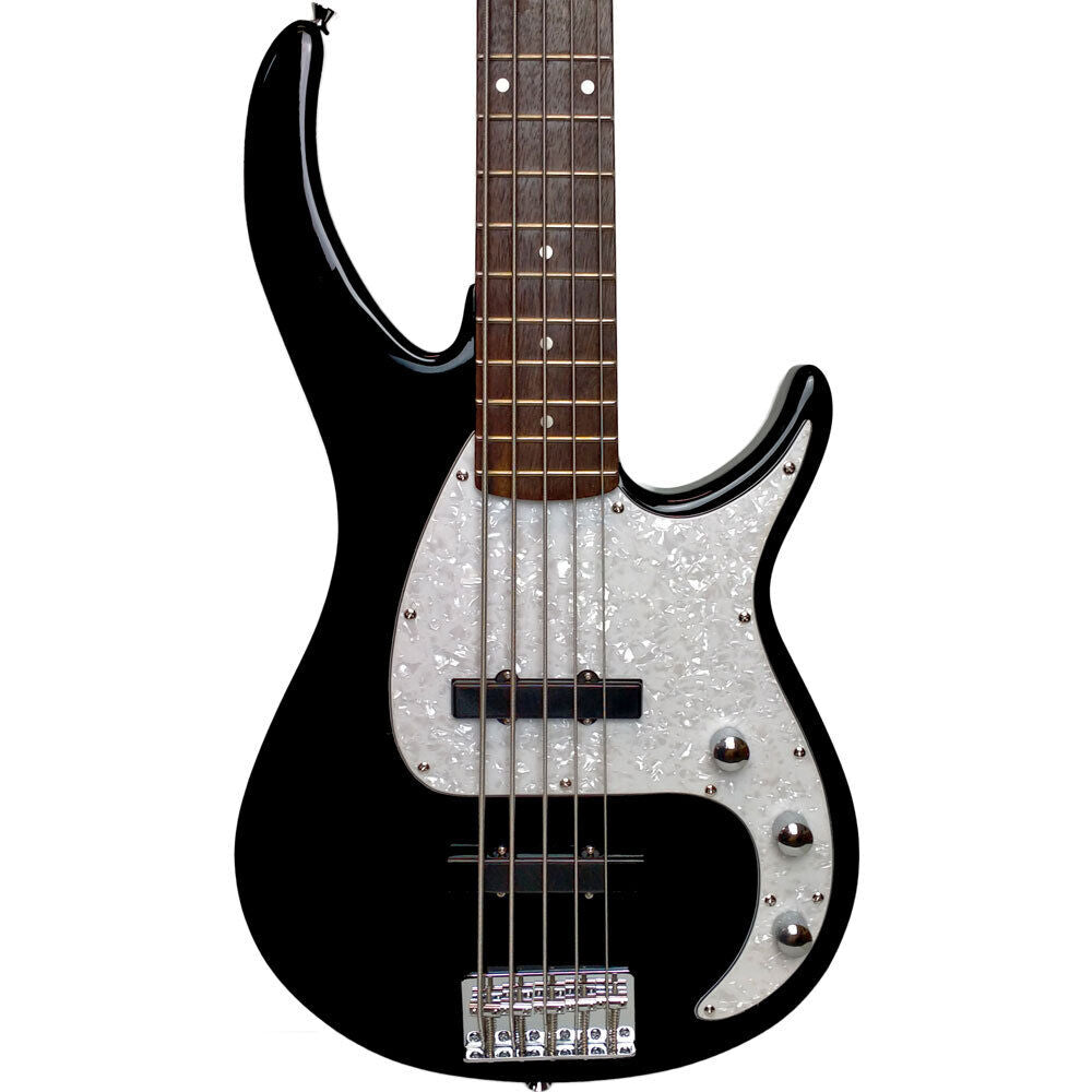 Peavey Milestone Series 5-String Electric Bass Guitar Black — view 3