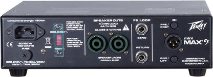 Peavey MAX Series MiniMAX 600-Watt Mini Bass Amp Head — view 3