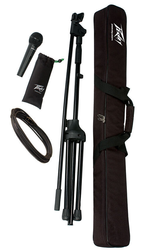 Peavey PVi100 Microphone and Boom Stand Package with Accessories and Gig Bag — view 2