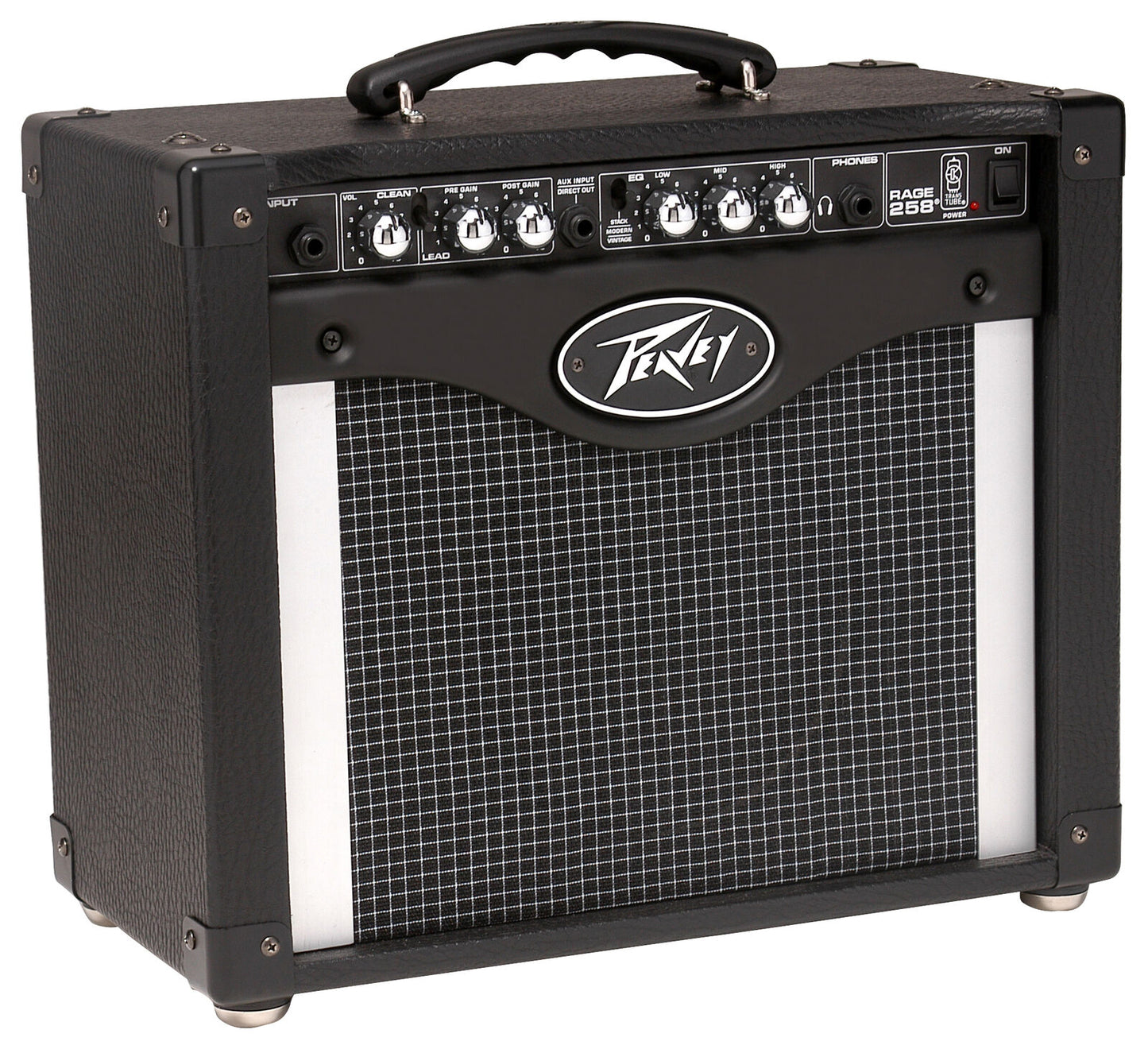 Peavey TransTube Rage258 25-Watt 1x8" Electric Guitar Amp Combo with Blue Marvel Speaker and 3-Band EQ