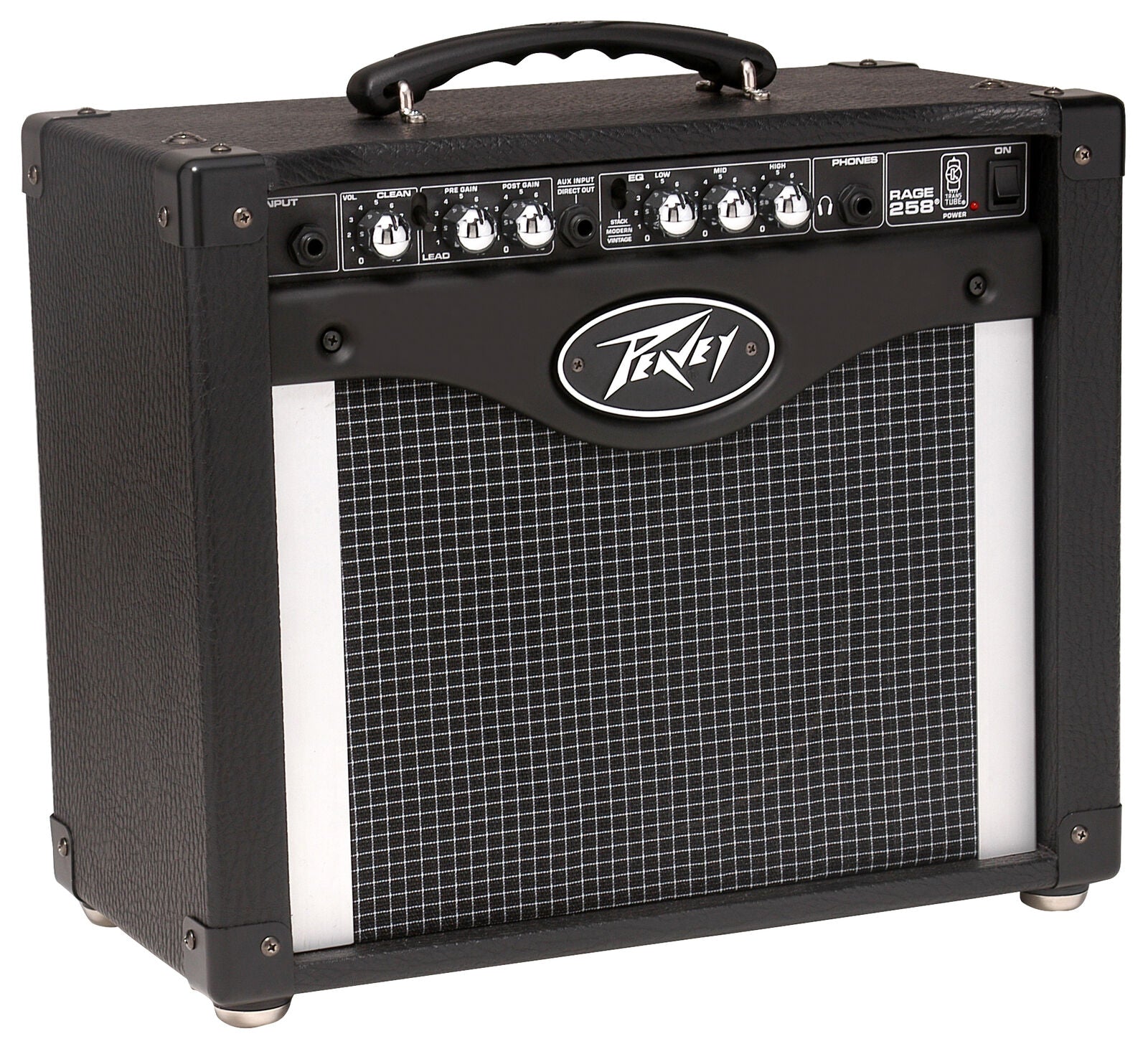 Peavey TransTube Rage258 25-Watt 1x8" Electric Guitar Amp Combo with Blue Marvel Speaker and 3-Band EQ