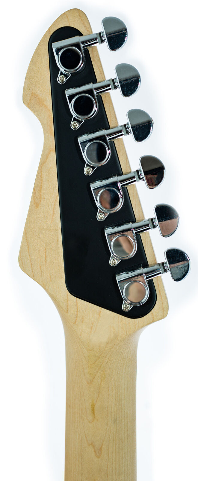 Peavey Raptor Custom Series Electric Guitar Black (3SC) with PowerPlate, Rosewood Fingerboard, 3 Single Coil Pickups — view 2