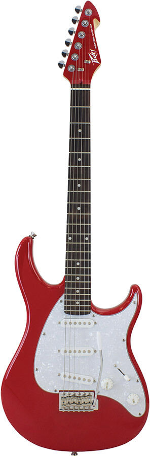 Peavey Raptor Custom Series Electric Guitar Red with PowerPlate and Single Coil Pickups