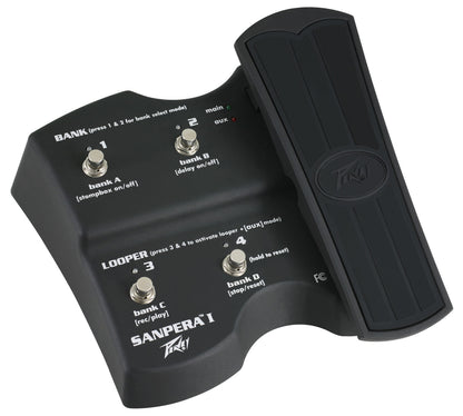 Peavey Vypyr VIP Series Sanpera I Foot Controller Pedal with Expression Pedal and Selector Buttons