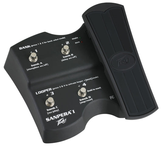 Peavey Vypyr VIP Series Sanpera I Foot Controller Pedal with Expression Pedal and Selector Buttons
