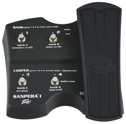 Peavey Vypyr VIP Series Sanpera I Foot Controller Pedal with Expression Pedal and Selector Buttons — view 2