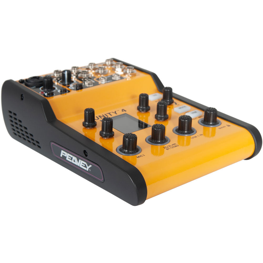 Peavey Unity Series UNITY-4 Digital 4-Channel Mixer with Bluetooth and USB-C Interface — view 4