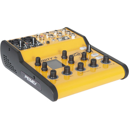 Peavey Unity Series UNITY-6 Digital 6-Channel Mixer with Bluetooth, USB-C Interface, Phantom Power, EQ and FX — view 4