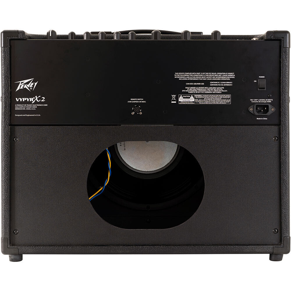 Peavey Vypyr X2 60-Watt Modeling Guitar Amp Combo with Bluetooth and 12" Speaker — view 4