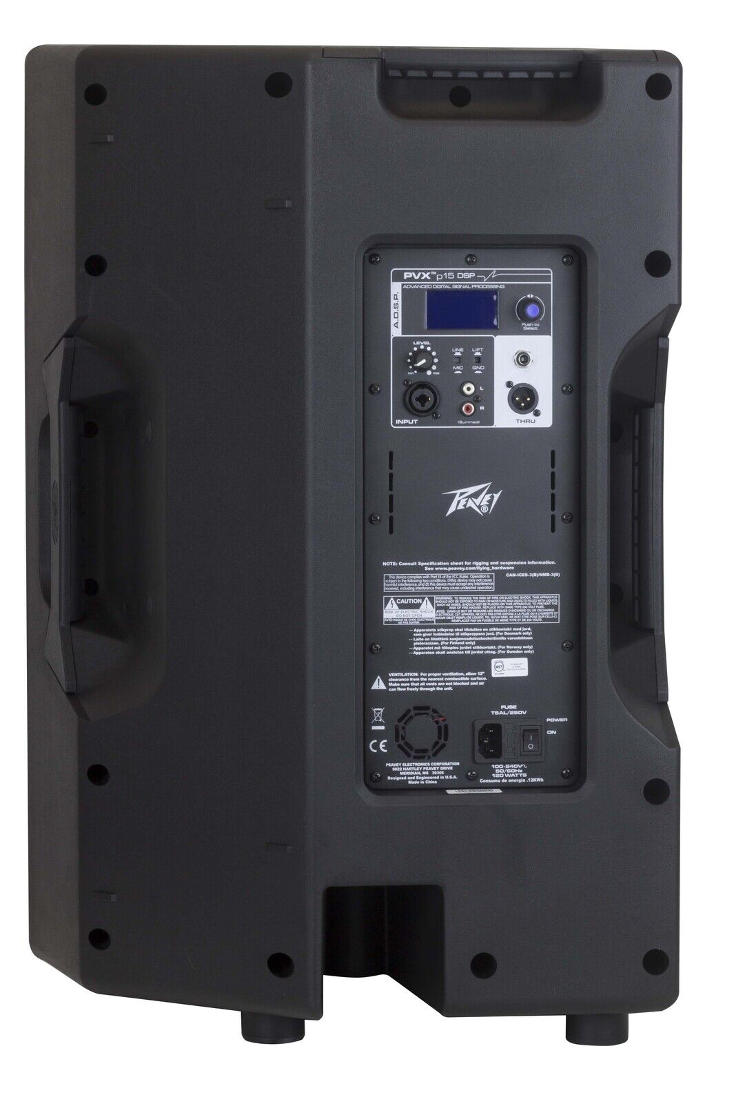 Peavey PVXP-15DSP Powered Bi-Amped 15" Loudspeaker, 830W, DSP, PA Speaker with Quadratic Throat Waveguide Technology — view 4