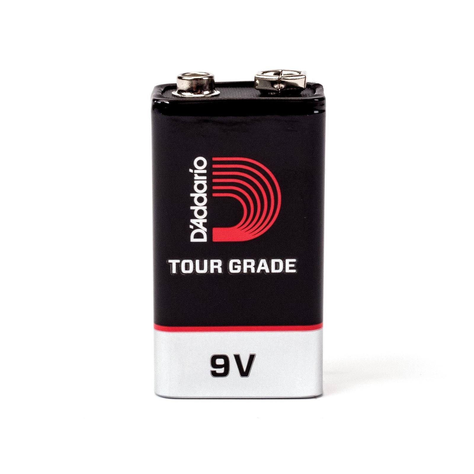 Tour-Grade 9v Battery, 2 pack, by D'Addario