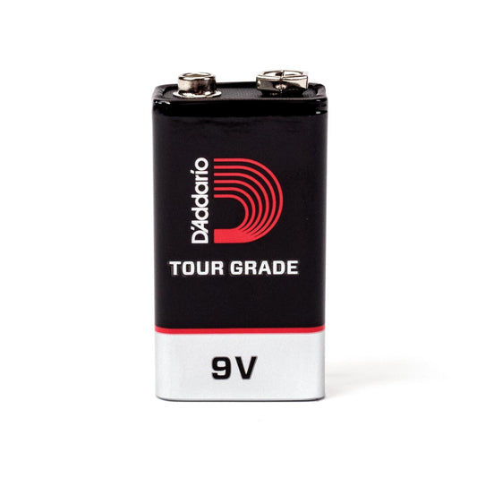 Tour-Grade 9v Battery, 2 pack, by D'Addario
