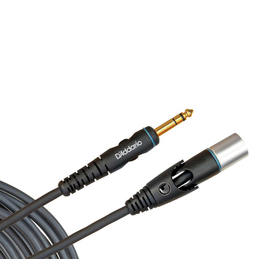 Planet Waves Custom Series Microphone Cable, XLR Male to 1/4 Inch, 10 feet