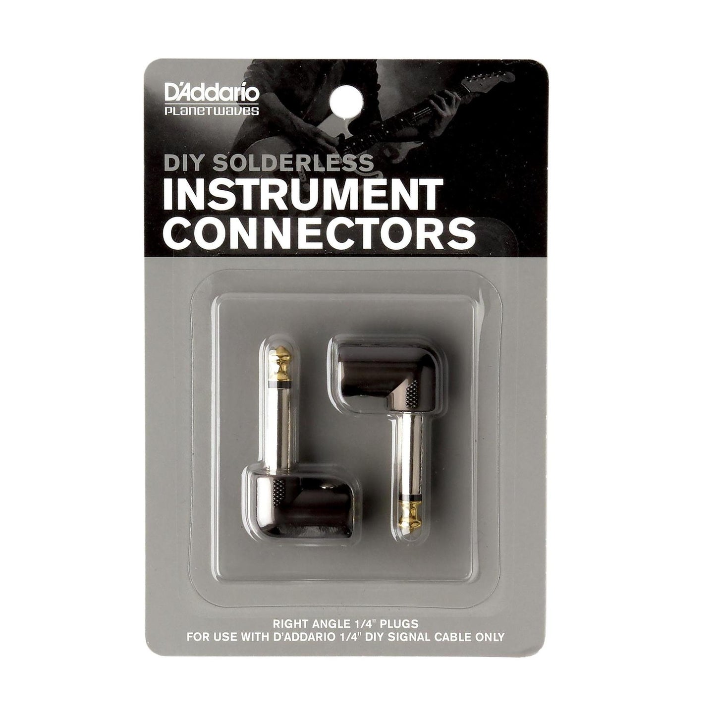 1/4" Plug- Right Angle, by D'Addario