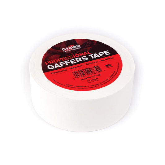 Gaffers Tape, White, by D'Addario
