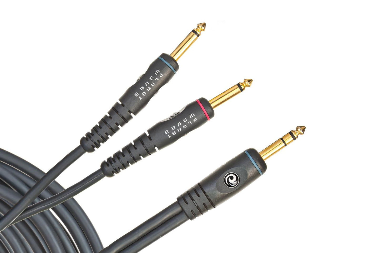 Planet Waves Custom Series Stereo Cable, 1/4 Inch to Dual Mono 1/4 Inch, 20 feet