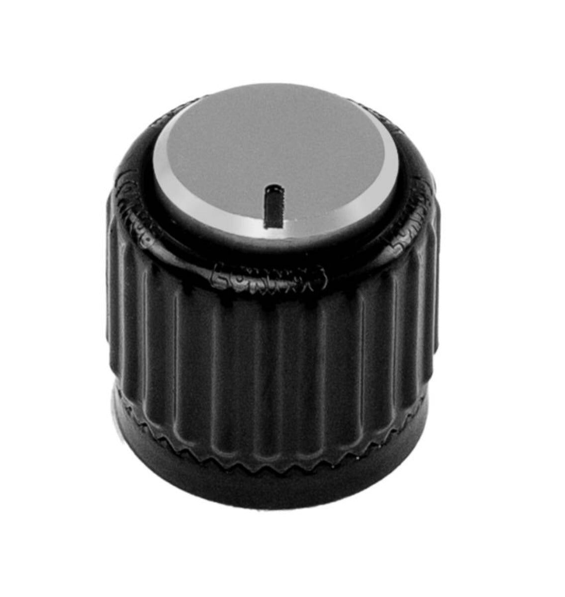 D'Addario Loknob Large - Black/Silver Replacement Knob for Amplifiers and Effects Pedals — view 3