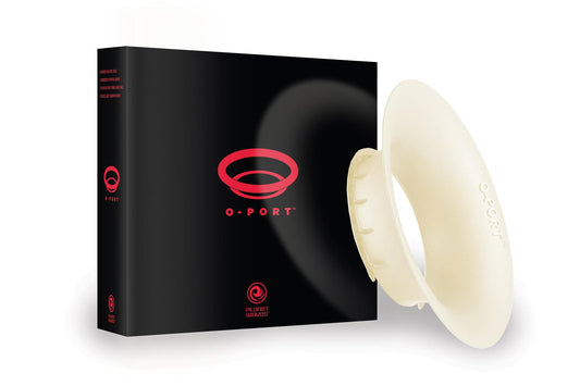 Planet Waves O-Port Sound Enhancement for Acoustic Guitar, Small White