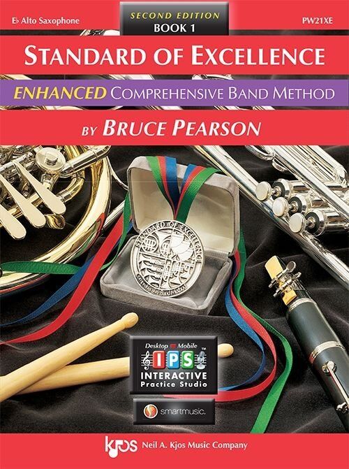 Standard of Excellence Book 1 Alto Saxophone by Bruce Pearson, 48 Pages, Neil A. Kjos Music Company, Enhanced Comprehensive Band Method — view 2
