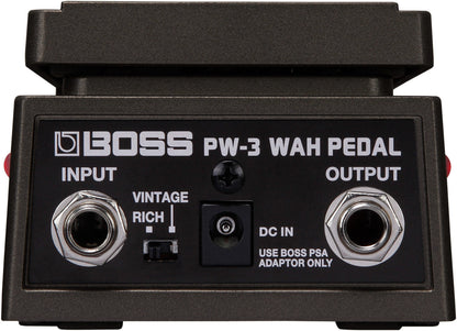 BOSS PW-3 Analog Wah Pedal - Compact Design, Rich Mode for Full Wah Tones, Pro Sound, Ideal for Pedalboards — view 6