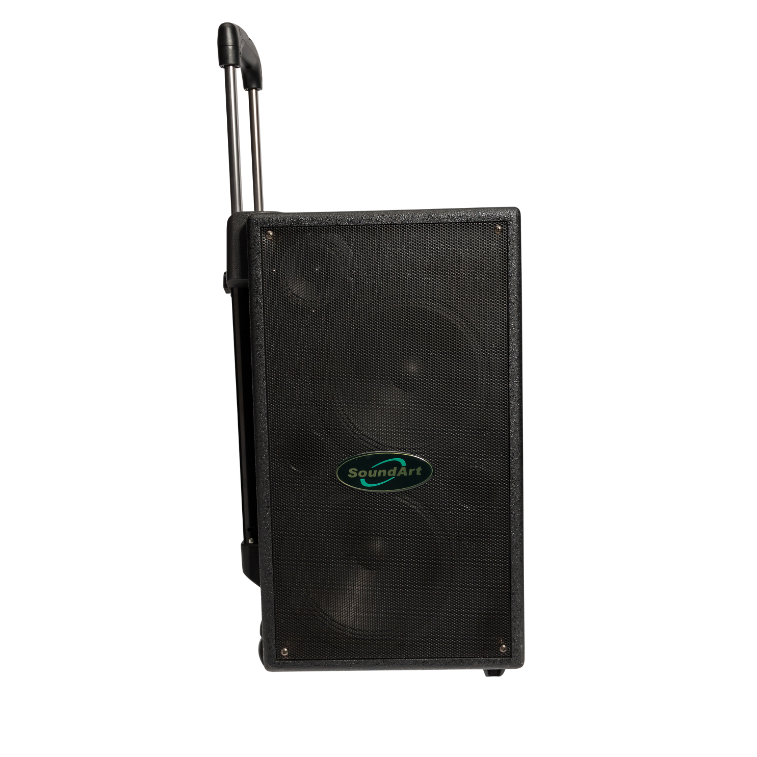 SoundArt PWA-100-D 100 Watt Rechargeable Wireless PA System with DVD Player and Dual-Channel Microphone