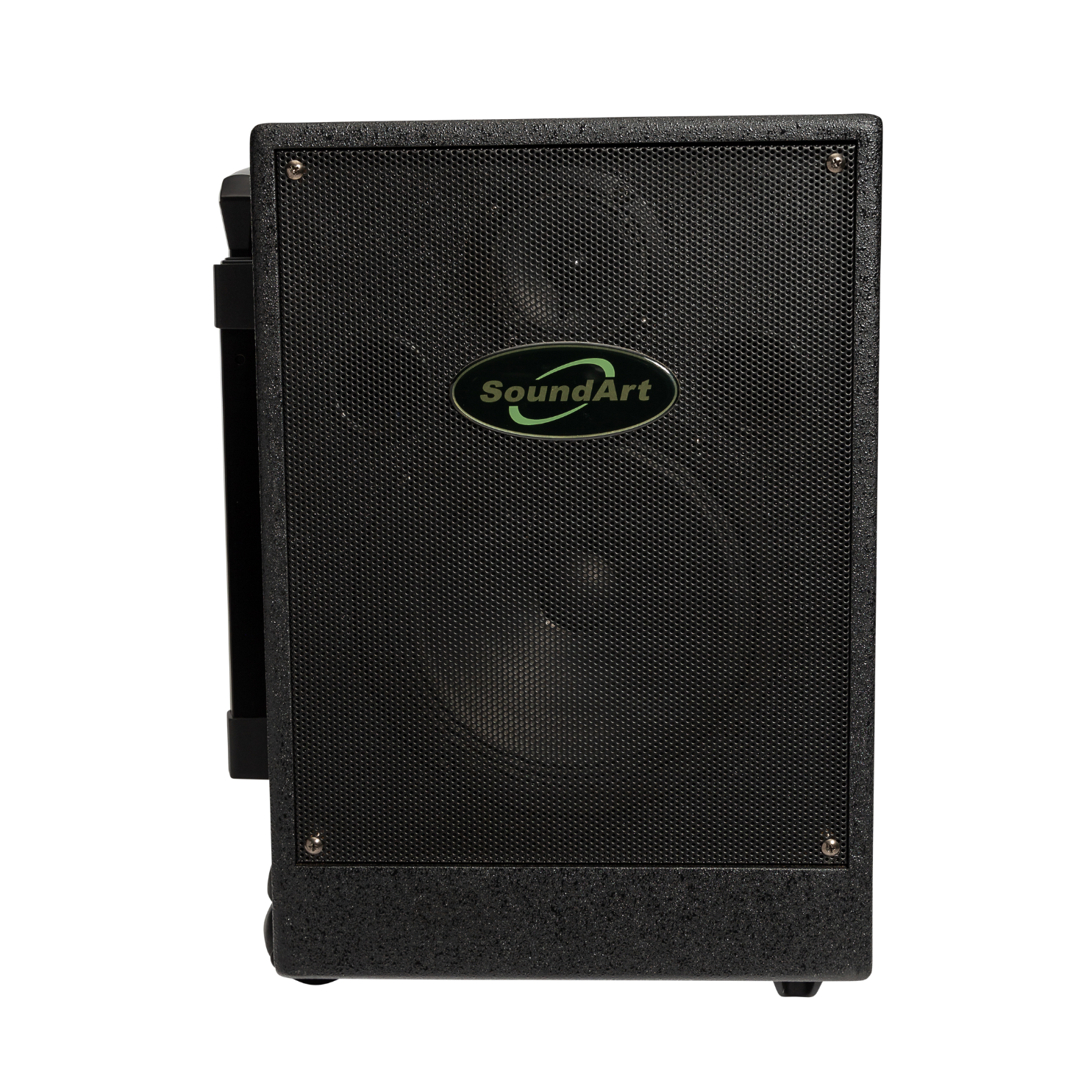 SoundArt PWA-65-D 65 Watt Rechargeable Wireless PA System with DVD Player and Dual Wireless Microphones