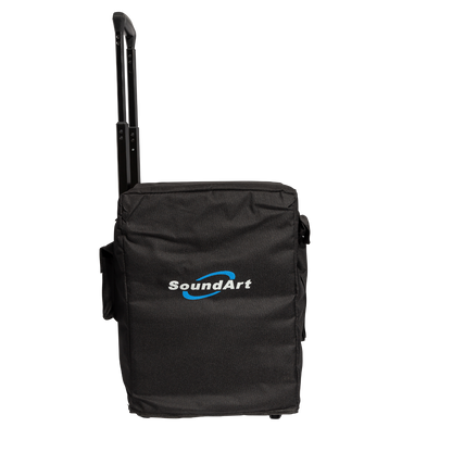 SoundArt PWA-65-D 65 Watt Rechargeable Wireless PA System with DVD Player and Dual Wireless Microphones — view 2