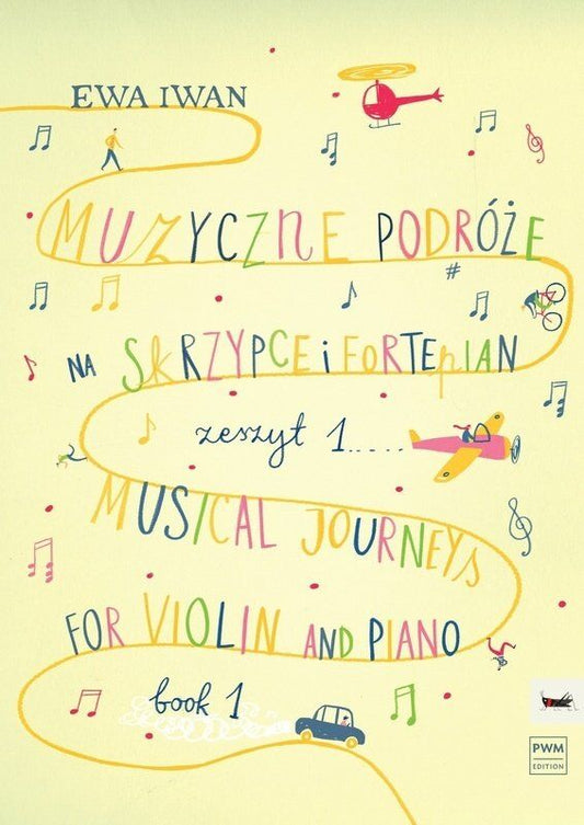 Iwan Musical Journey Book 1 for Violin and Piano, 36 Pages
