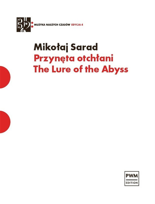 Sarad - Lure Of The Abyss Clarinet/Bassoon/Marimba Sc/Pts Score/Parts (Bassoon|Clarinet|Marimba)