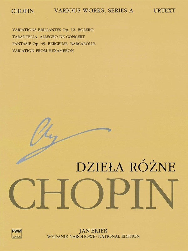 Various Works Serie A Vol 12 Piano (Softcover Book)