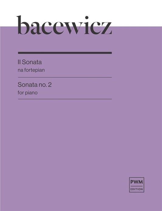 Bacewicz - Sonata No 2 For Piano Softcover Book (Piano)